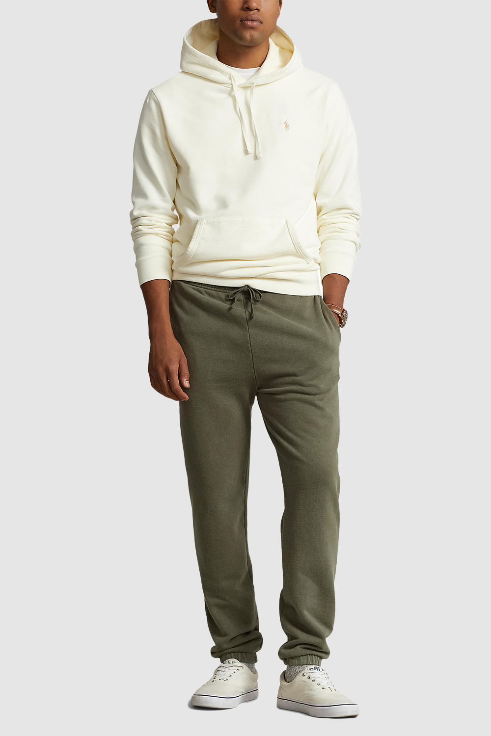 תמונת כל הלוק של מכנסי ג`וג מכותנה POLO RALPH LAUREN